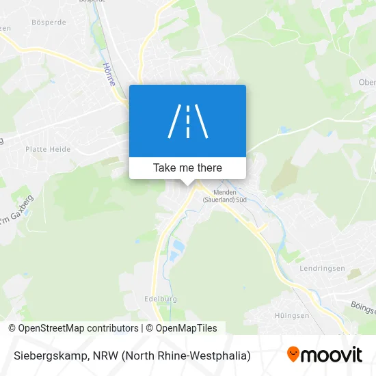 Siebergskamp map