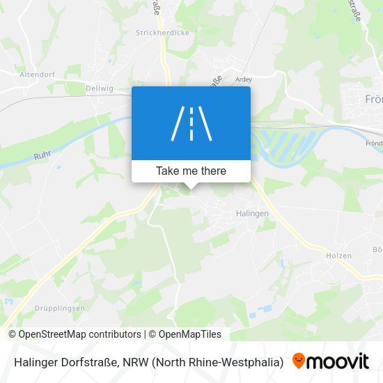 Halinger Dorfstraße map