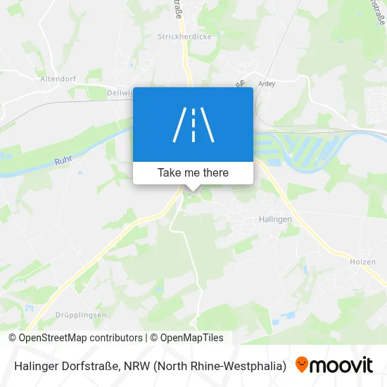 Halinger Dorfstraße map