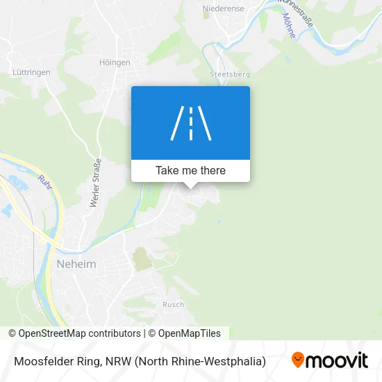 Карта Moosfelder Ring