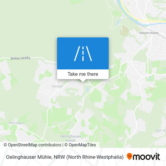 Oelinghauser Mühle map