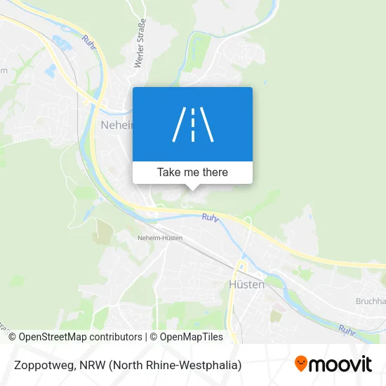 Zoppotweg map