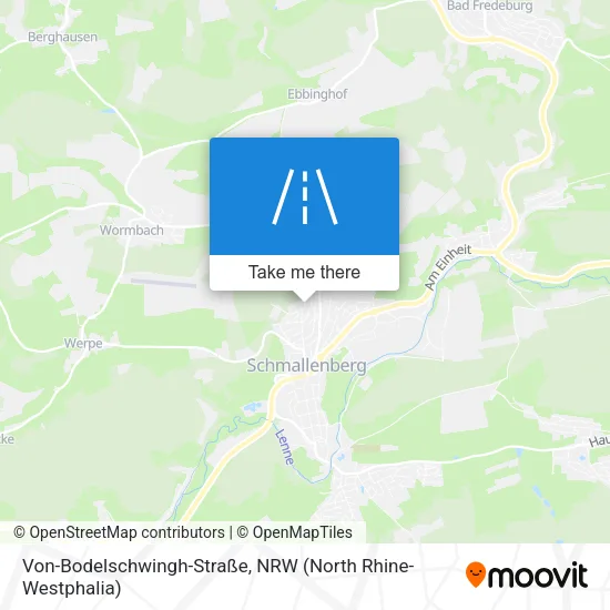 Карта Von-Bodelschwingh-Straße