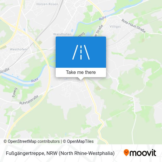 Fußgängertreppe map