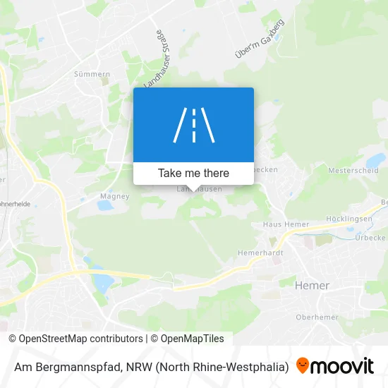 Карта Am Bergmannspfad