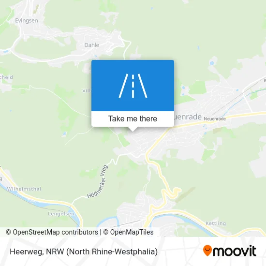 Heerweg map
