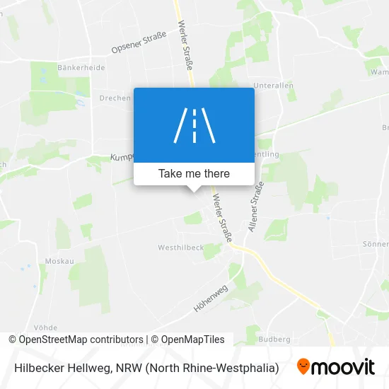 Hilbecker Hellweg map