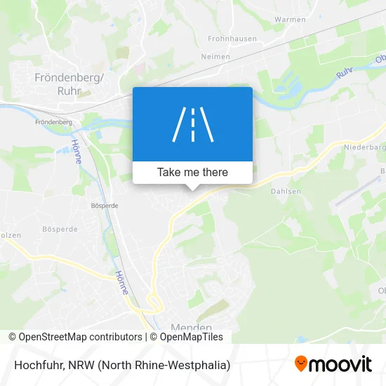 Карта Hochfuhr