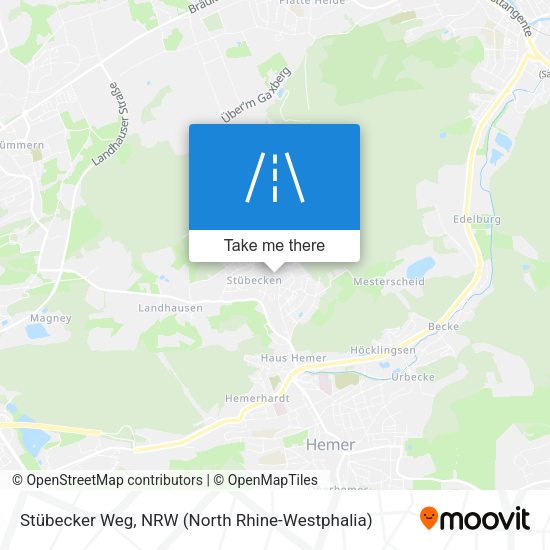 Stübecker Weg map
