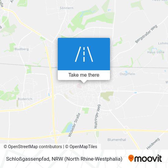 Schloßgassenpfad map