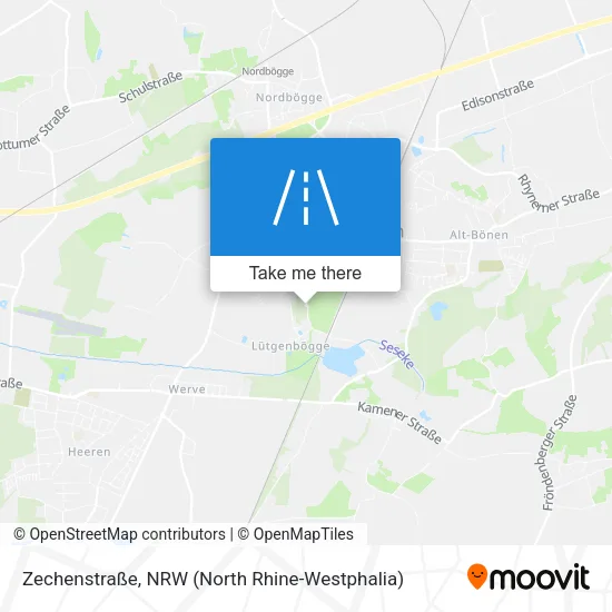 Карта Zechenstraße