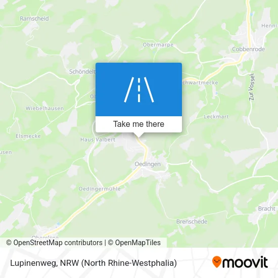Карта Lupinenweg