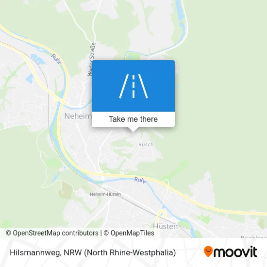 Hilsmannweg map