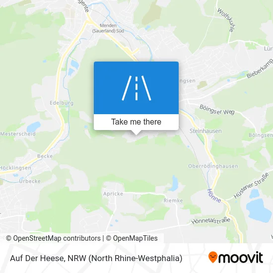 Карта Auf Der Heese