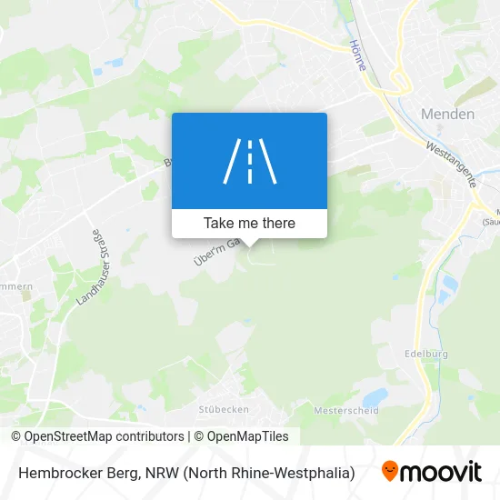 Hembrocker Berg map