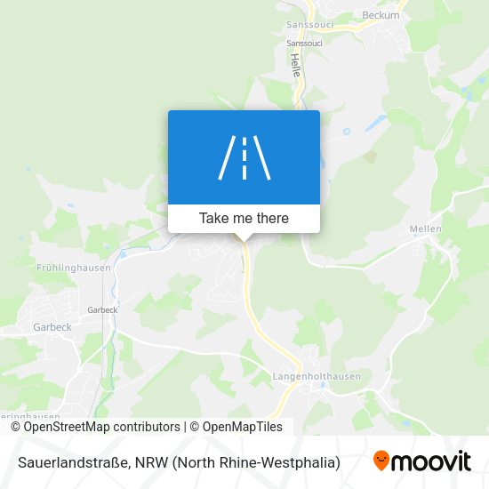 Sauerlandstraße map