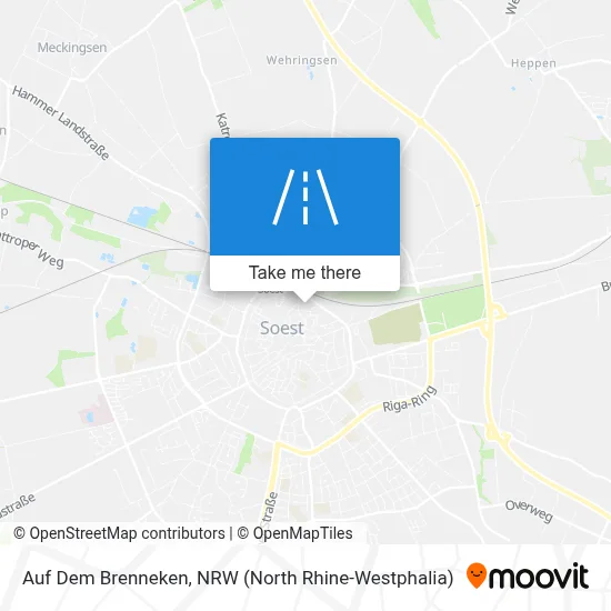 Auf Dem Brenneken map