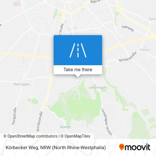 Körbecker Weg map