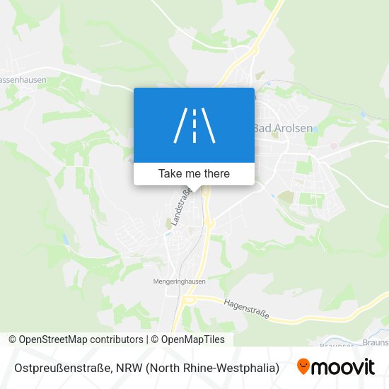 Ostpreußenstraße map