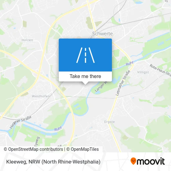 Kleeweg map