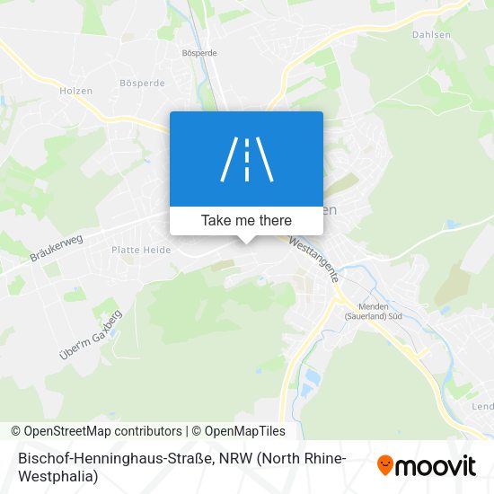 Bischof-Henninghaus-Straße map