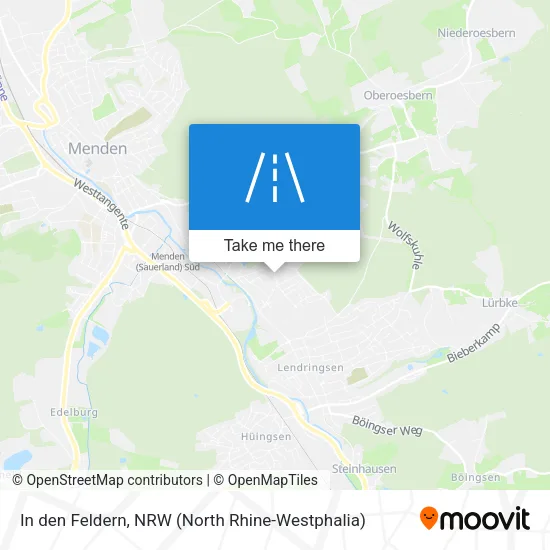 Карта In den Feldern