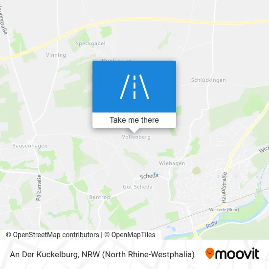 An Der Kuckelburg map