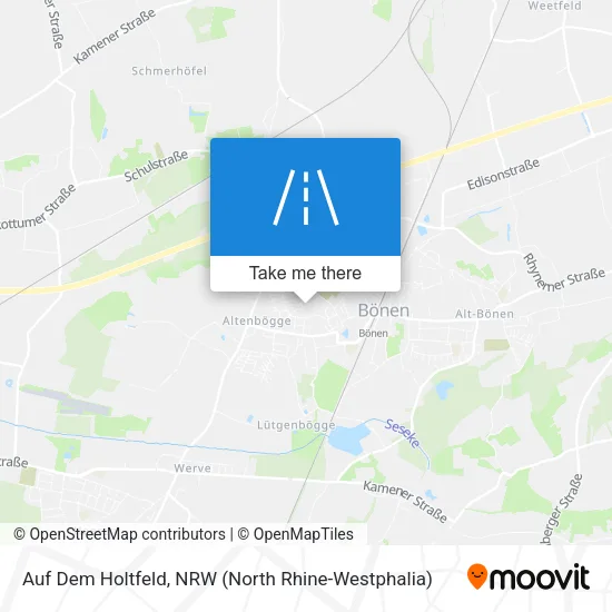 Карта Auf Dem Holtfeld