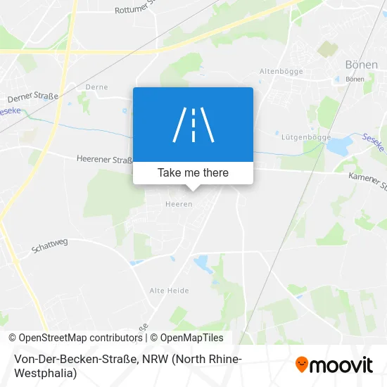 Карта Von-Der-Becken-Straße