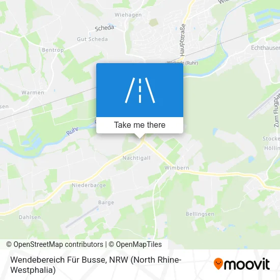 Карта Wendebereich Für Busse