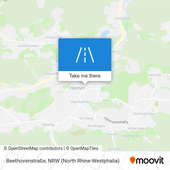 Beethovenstraße map