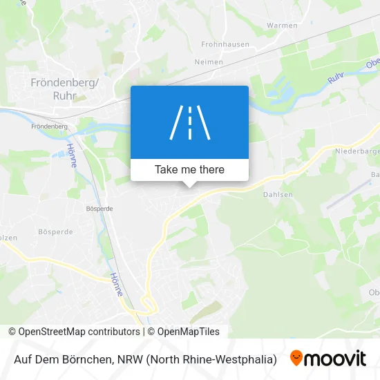 Карта Auf Dem Börnchen