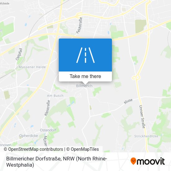 Billmericher Dorfstraße map
