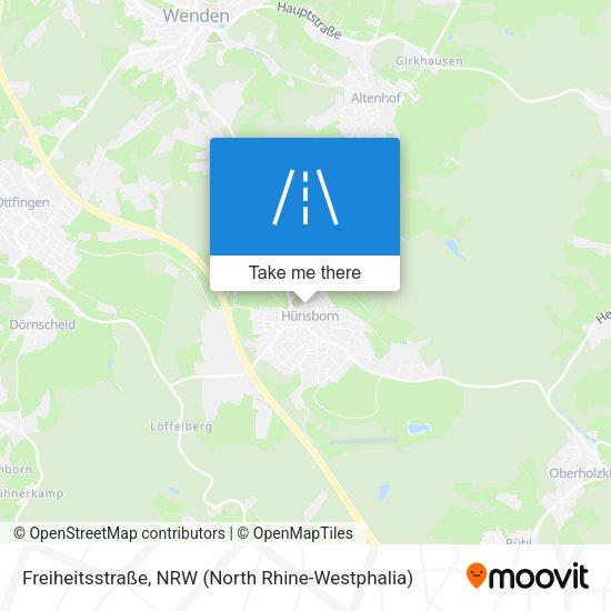 Freiheitsstraße map