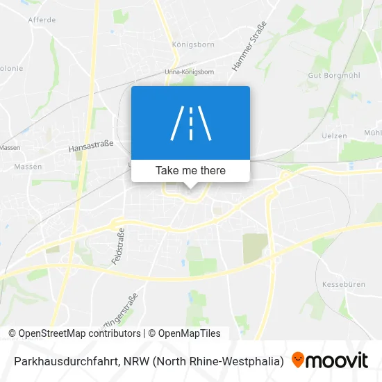 Parkhausdurchfahrt map