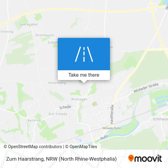 Карта Zum Haarstrang