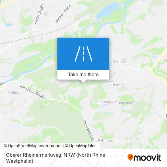 Oberer Rheinermarkweg map