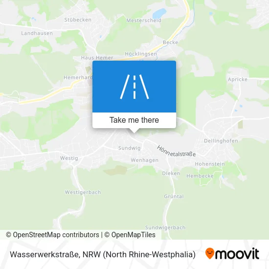 Карта Wasserwerkstraße