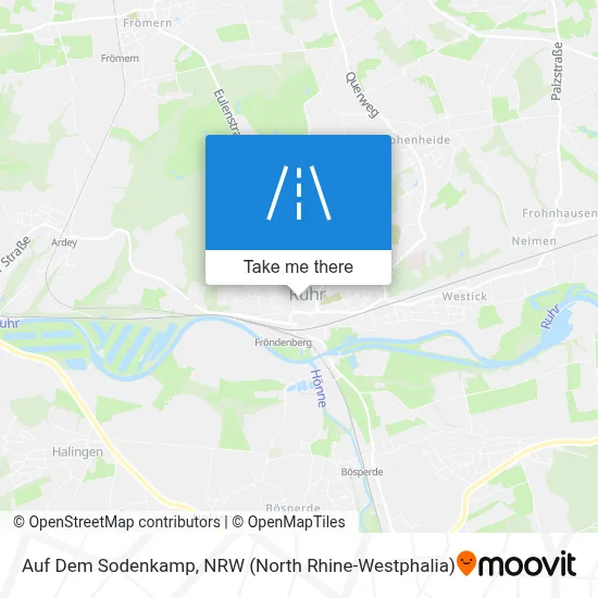 Auf Dem Sodenkamp map