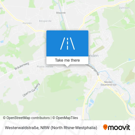 Westerwaldstraße map