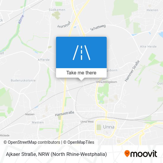 Ajkaer Straße map