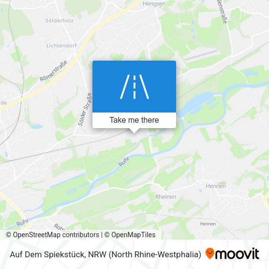 Auf Dem Spiekstück map