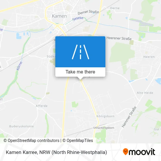 Kamen Karree map