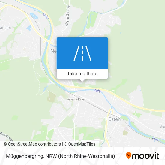 Карта Müggenbergring