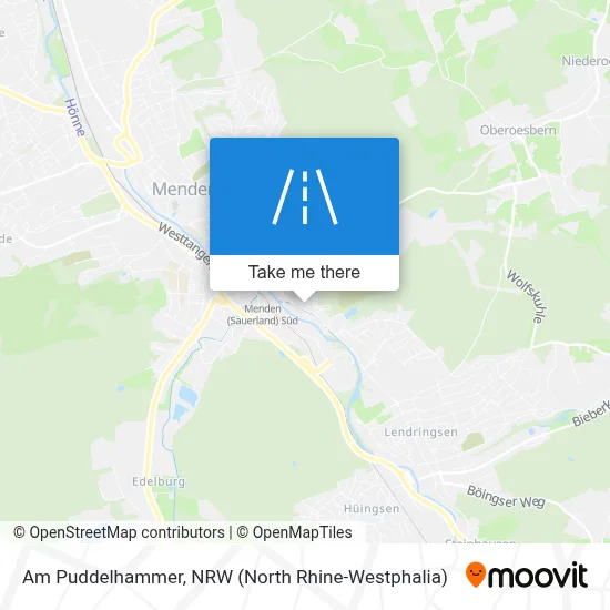 Am Puddelhammer map