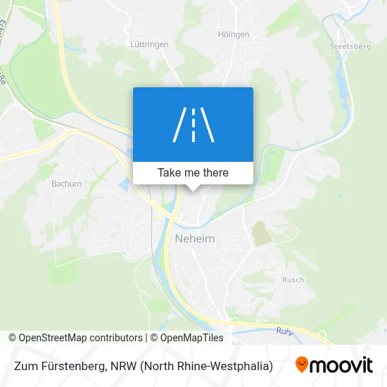 Zum Fürstenberg map