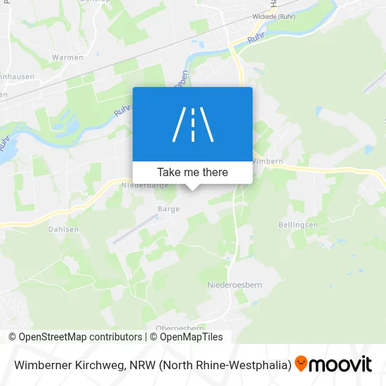 Wimberner Kirchweg map