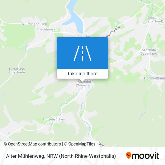 Alter Mühlenweg map