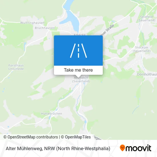 Карта Alter Mühlenweg