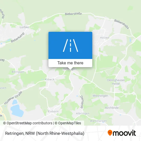 Карта Retringen